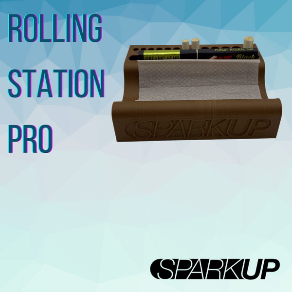 Rolling Station (w/ Paper Stash)