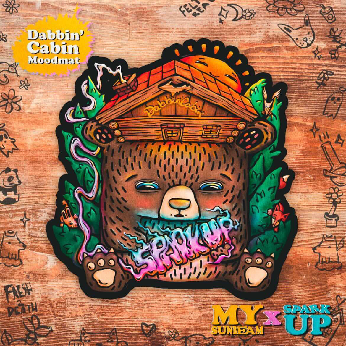 Dabbin' Cabin Moodmat